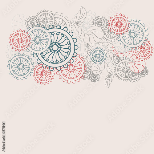 Vector: pastel colors flower vector pattern pastel colors flower vector pattern