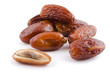 Heap of dried date fruit