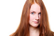 portrait rote haare frau