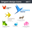 Photo en ligne au meilleur prix Origami logo set 1