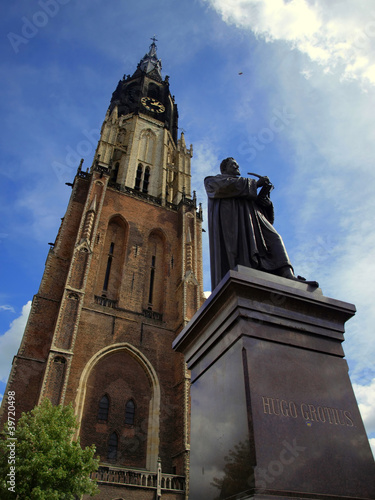 Photo: Hugo Grotius monument in Delft Hugo Grotius monument in Delft