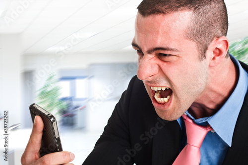 Photo: Angry businessman Angry businessman