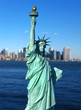 New York: The Statue of Liberty, an American symbol. USA