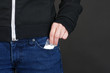 Drugs out of jeans pocket