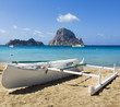 Blue sea at Ibiza