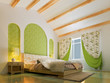 3d bedroom rendering