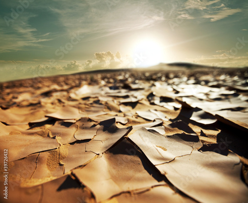 Photo: Drought land Drought land