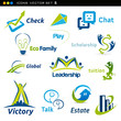 Vektor: abstract icons abstract icons