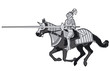 Ritter beim Tunier