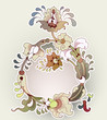 frame of bizarre flowers, eps10 frame of bizarre flowers, eps10