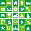 icons of nature, mountain and outdoor activities