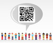 Vector: Global social media network Global social media network