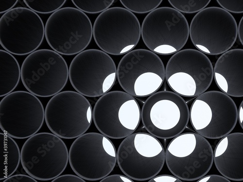 Illustration: rusty metal tubes rusty metal tubes