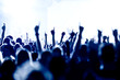 cheering concert crowd