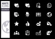 White - Office and Business icons