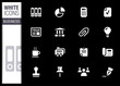 White - Office and Business icons