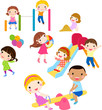 playing kids