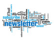 "NEWLETTER" Tag Cloud (customer information marketing about us)