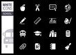 White - School Icons