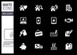 White - Real estate icons White - Real estate icons