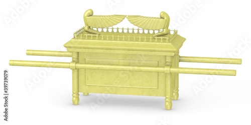 Illustration: 3d render of ark of the covenant 3d render of ark of the covenant
