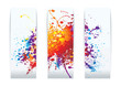 Rainbow splat cards