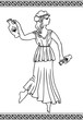 Greek woman with amphoras Greek woman with amphoras