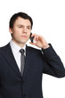 manager telefoniert mit dem handy