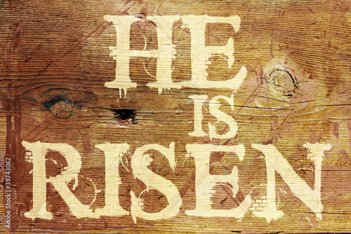 Photo: He Is Risen Religious Background He Is Risen Religious Background