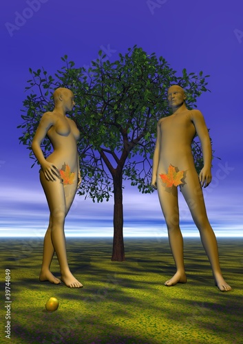 Illustration: Adam and Eve Adam and Eve