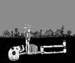 buried skeleton