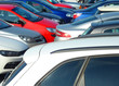 Crowded car park