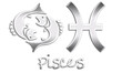Pisces Chrome Zodiac Signs