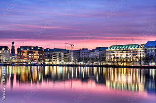 Foto: Hamburg am Abend Hamburg am Abend