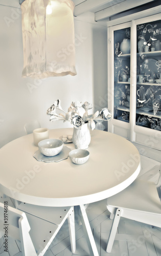 Photo: stylish dinner table stylish dinner table