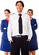 Airplane cabin crew