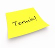 Notizzettel - Termin!