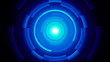 Lichtfusions-Effekt Blau