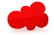 3d colorfull cloud shape of bubble talk 3d colorfull cloud shape of bubble talk