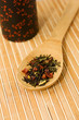 Foto: Green tea with berries. Green tea with berries.
