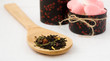 Foto: Green tea with berries. Green tea with berries.