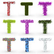 Texteffekt gemischt Buchstabe T