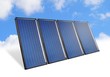 Photo: Multiple solar collectors on the clouds Multiple solar collectors on the clouds