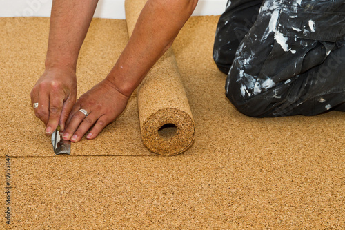 Foto: Laminat verlegen Laminat verlegen