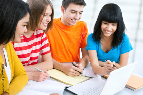 Photo: Happy students Happy students