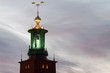 Photo: Stockholm city-hall tower. Stockholm city-hall tower.