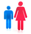 Illustration: Mann Frau Icon 3 Mann Frau Icon 3