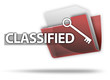 3D Style Folder Icon "Classified"
