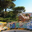 Park Guell in Barcelona. Park Guell in Barcelona.
