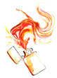 fire flame